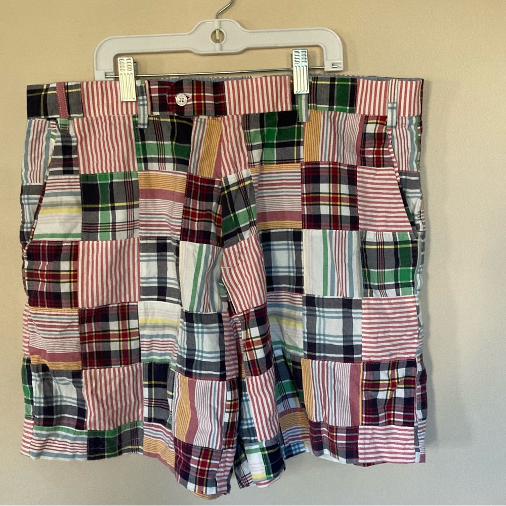 Peter Millar Men’s Multicolor Patchwork Shorts - image 1